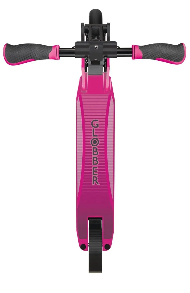 ONE K 125 Tretroller, 125 mm extra breit, ABEC 7, höhenverstellbar, Klappmechanismus, neon pink