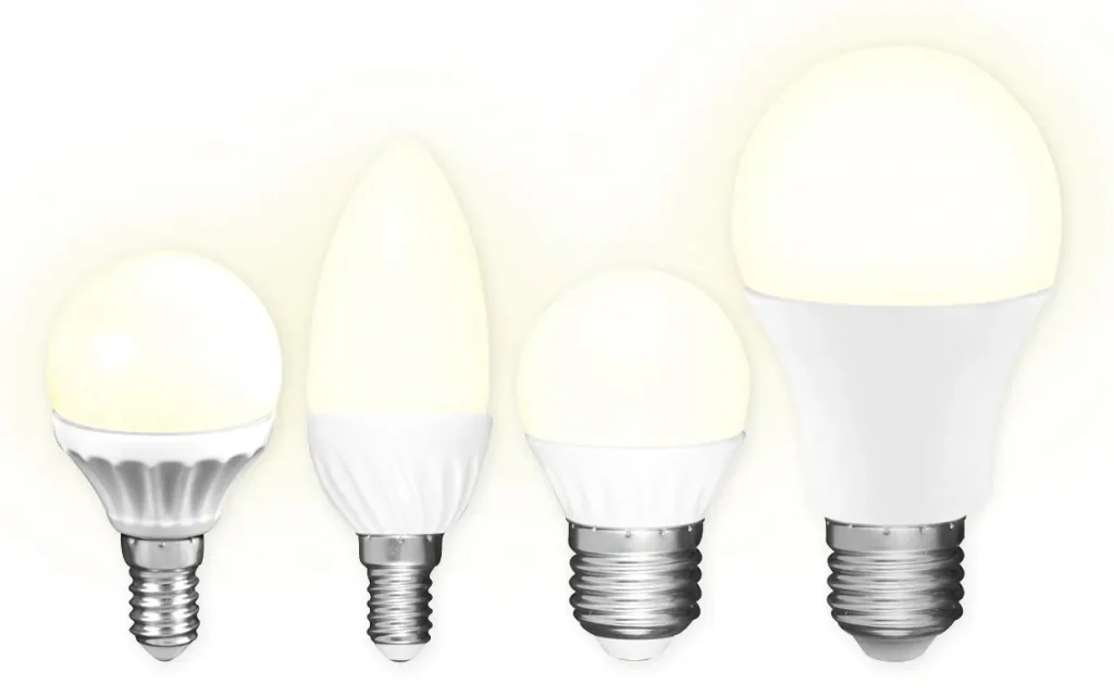 3er Set LED Lampen - 3 Watt, E27, Tropfenform, warmweiß, 250 lm