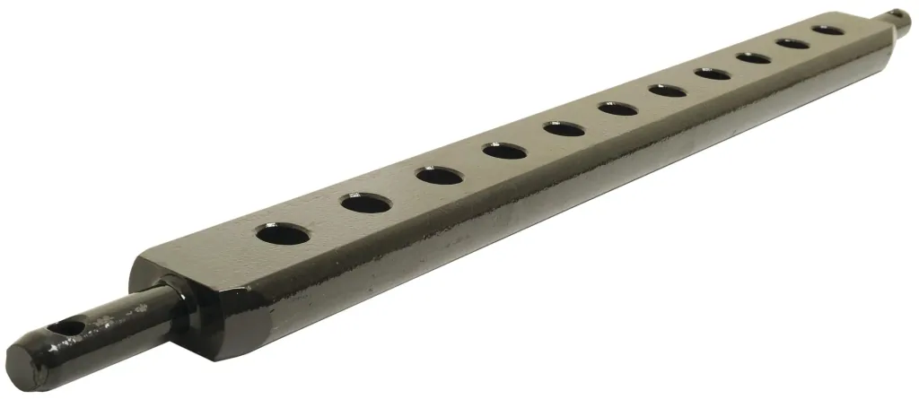 Ackerschiene Kat 2, 7 Löcher, 975 mm, Ø 32 mm, 44 x 89 mm