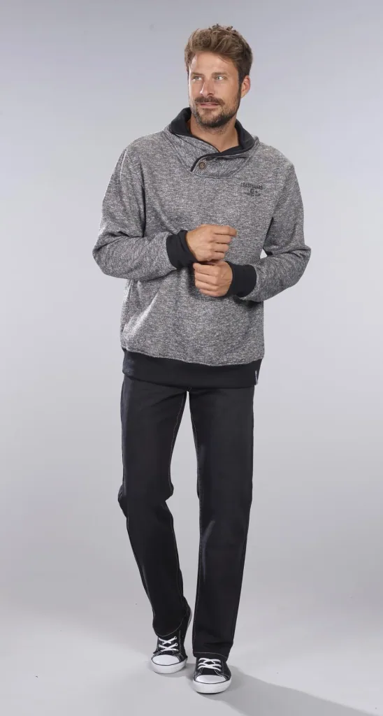 Joggpants aus Stretchdenim, Farbe schwarz, Gr.50