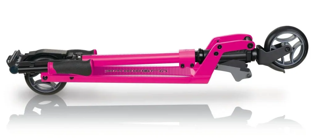 ONE K 165 DELUXE Tretroller, 165 mm, ABEC 7, höhenverstellbar, Handbremse, Klappmechanismus, schwarz