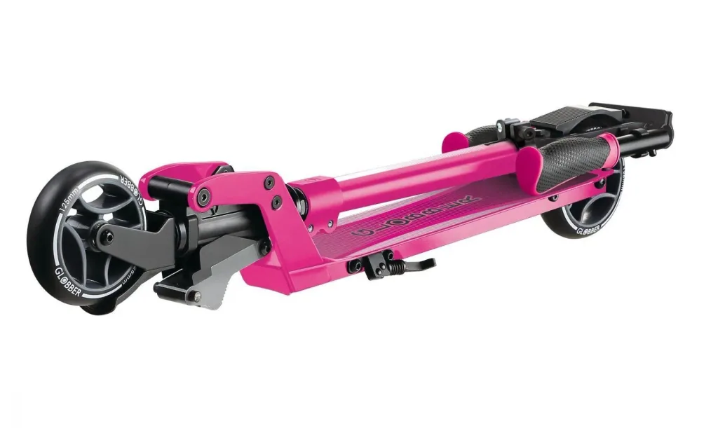 ONE K 165 DELUXE Tretroller, 165 mm, ABEC 7, höhenverstellbar, Handbremse, Klappmechanismus, schwarz