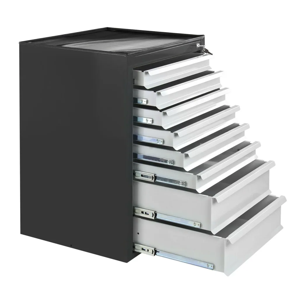 Schubladenschrank / Werkzeugschrank mammut, 8 Schubladen, RAL 7016 / 7035
