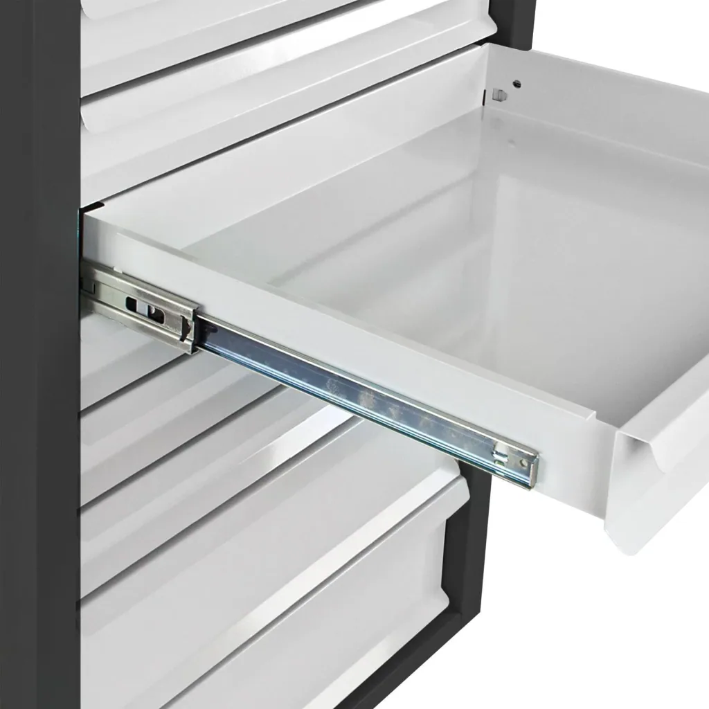 Schubladenschrank / Werkzeugschrank mammut, 8 Schubladen, RAL 7016 / 7035