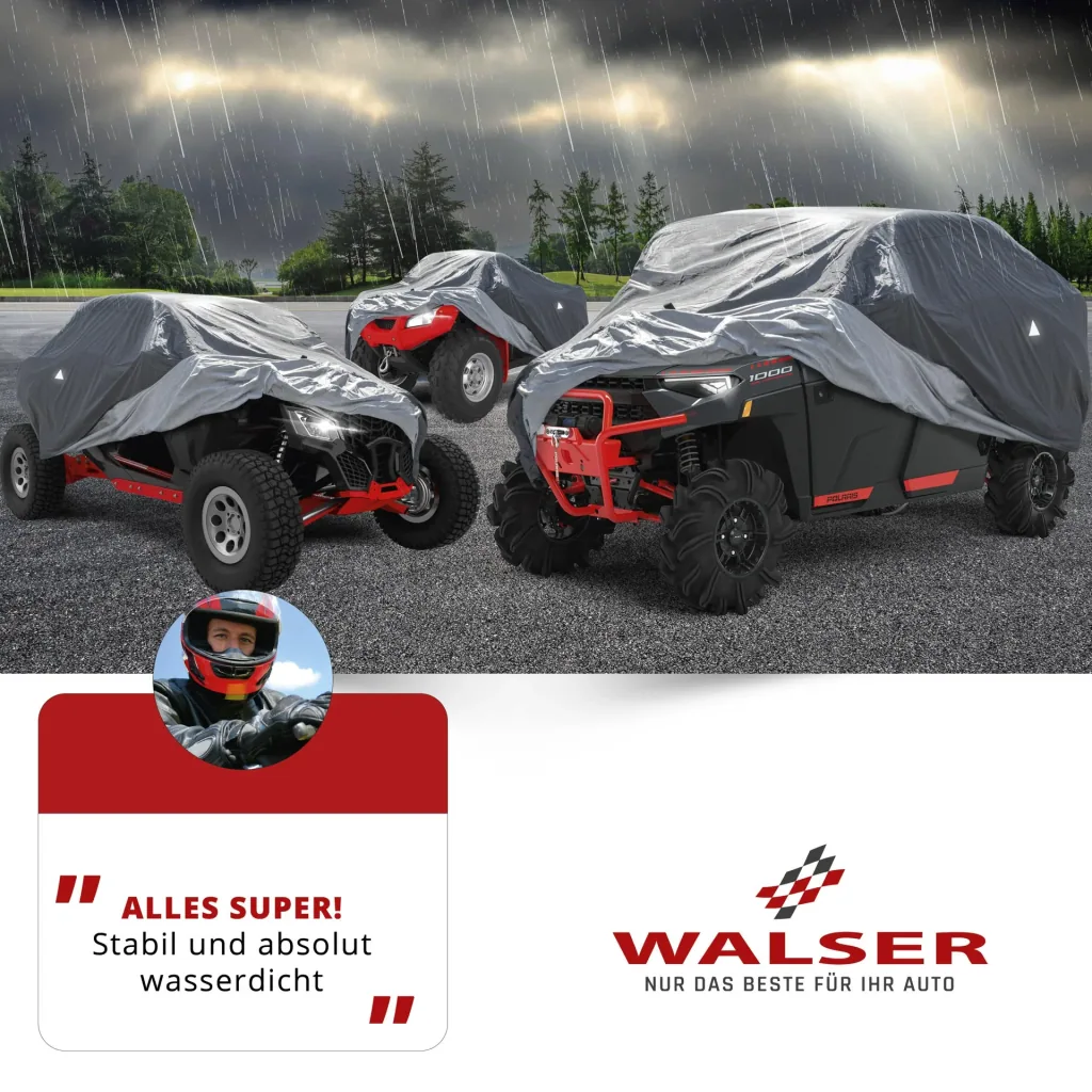 Quad Abdeckplane All Weather Plus, Abdeckung für Geländefahrzeuge Größe S