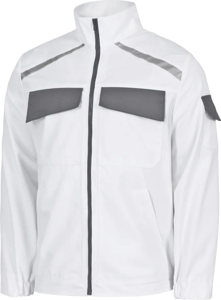 Berufsjacke EXTREME, weiss-grau, Gr. L