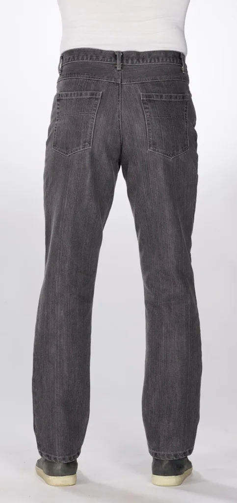 Komfortjeans im 5-Pocket Style, Farbe grau, Gr.25