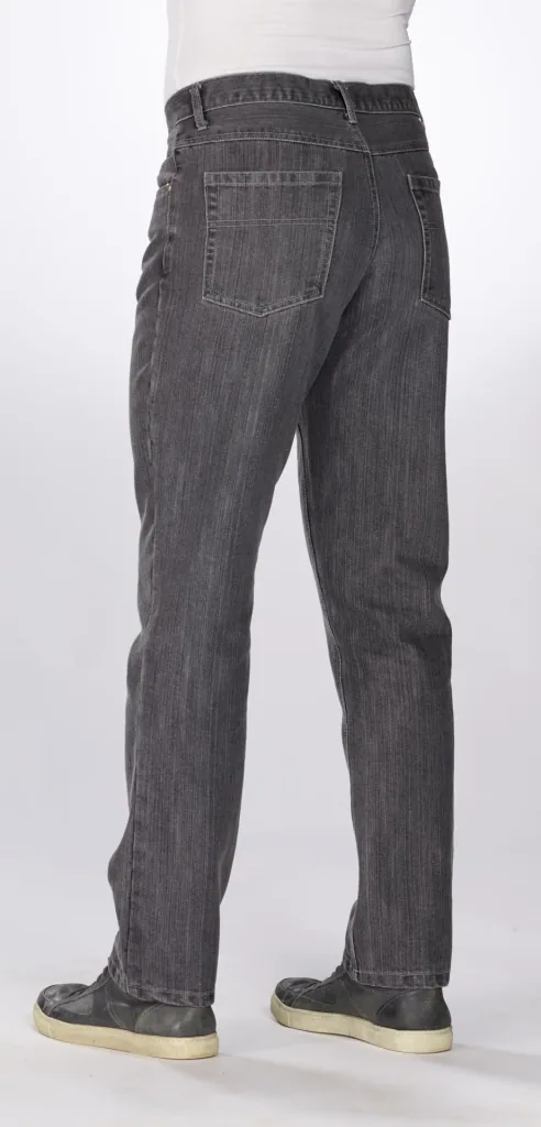 Komfortjeans im 5-Pocket Style, Farbe grau, Gr.25