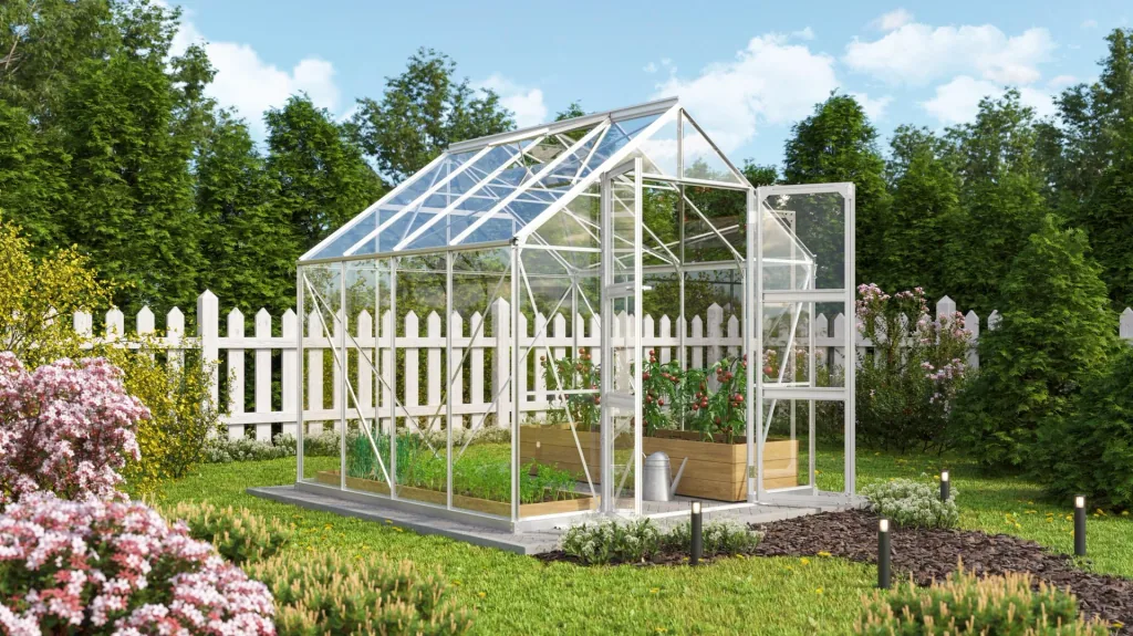 Gewächshaus Domus 6700 ESG alu