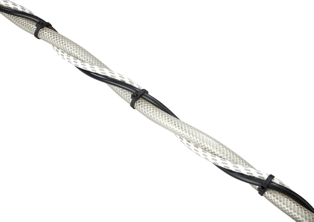 Kabelbinder zum Abdrehen "Twist Cable Ties", Schwarz UV 360 x 8,0 mm