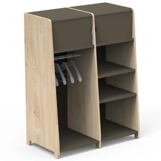 Mathy by Bols "Asymetry" Garderobenschrank Ansatz