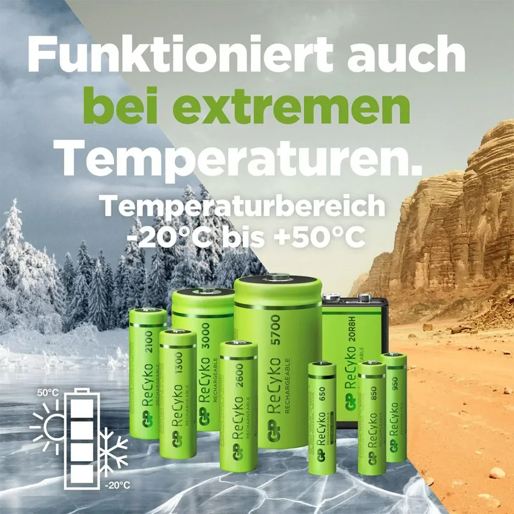 ReCyko Micro (AAA) NiMH Akkus mit 850 mAh, 1,2V - 8 Stück