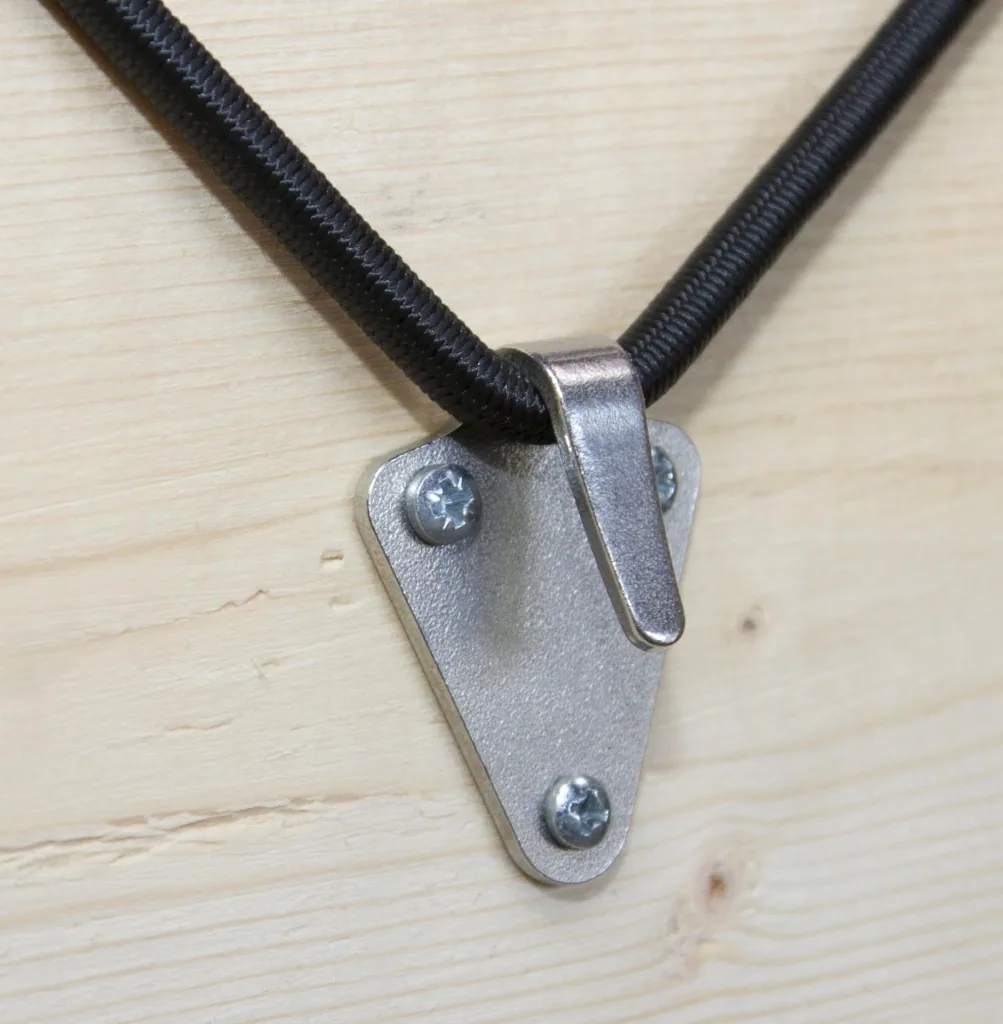 Hakenplatte 50 x 40 mm, 6 Stück