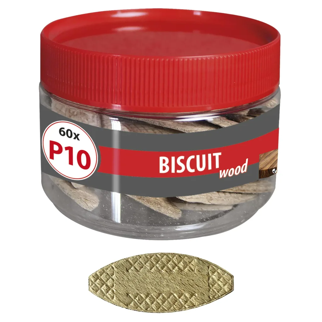 Holz Flachdübel Biscuit Wood P10, 60 Stück