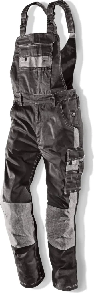 Berufslatzhose NITRO, schwarz-grau, Gr. M