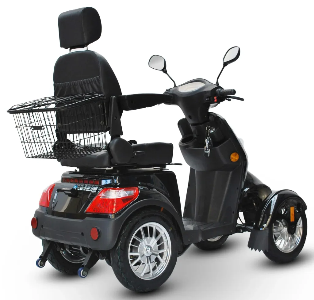 Elektromobil 525 Schwarz 4 Räder, Seniorenmobil