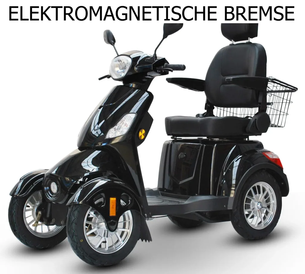 Elektromobil 525 Schwarz 4 Räder, Seniorenmobil
