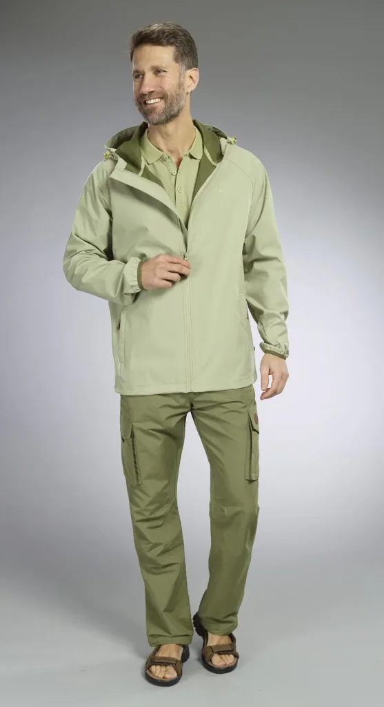 Funktionsjacke, Farbe khaki, Gr.M