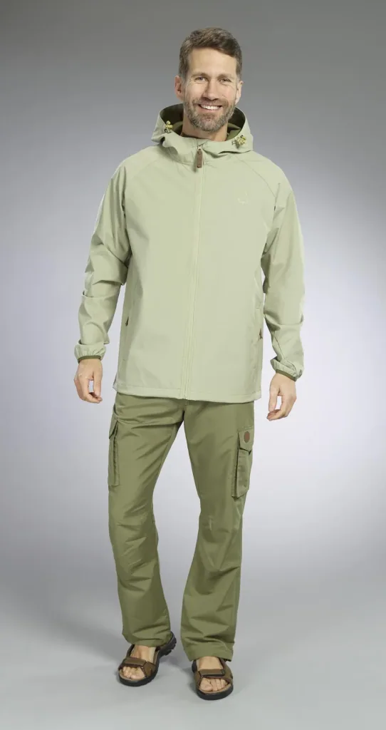 Funktionsjacke, Farbe khaki, Gr.M