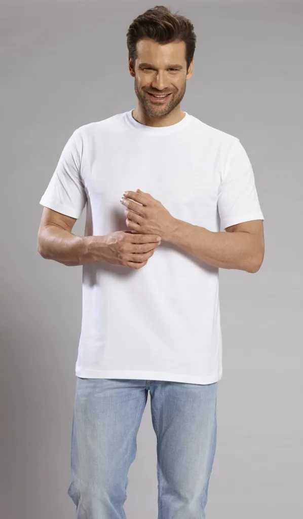 Big Size T-Shirt, weiß Gr.4XL