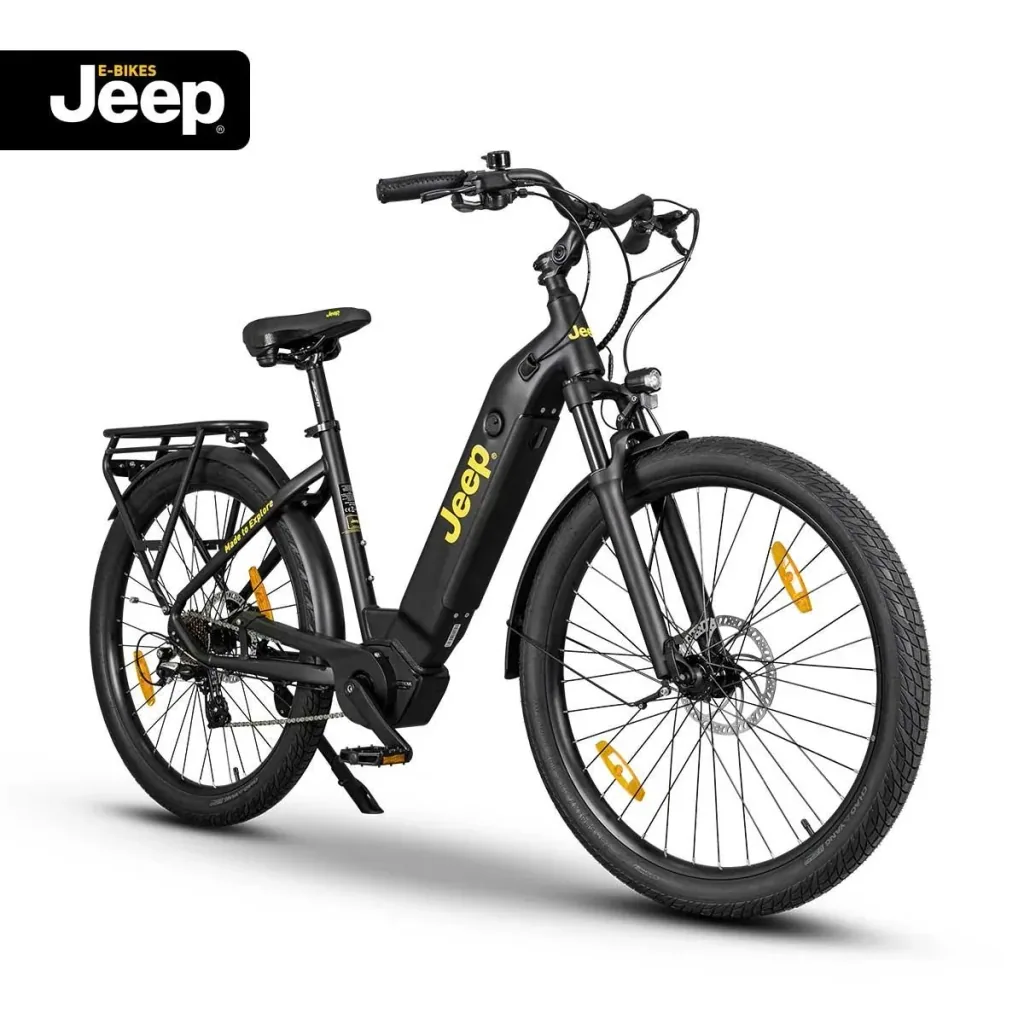 Damen SUV E-Bike, 27,5 Zoll, Rahmengröße 48 cm, 7-Gang Kettenschaltung, black, ULM 7000