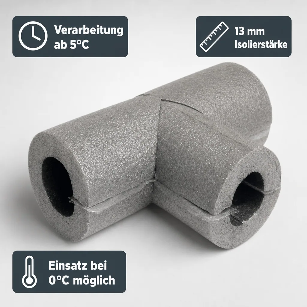 T-Stück, selbstklebende Isolierung Ø 28 mm x 13 mm