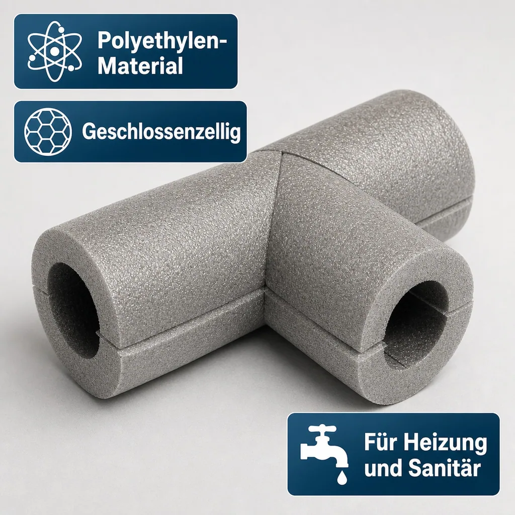 T-Stück, selbstklebende Isolierung Ø 28 mm x 13 mm