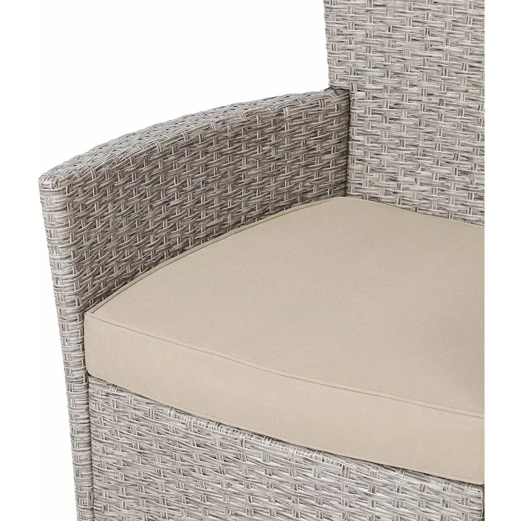 Garten-Set Polyrattan-Set 17 stapelbar Bali beige