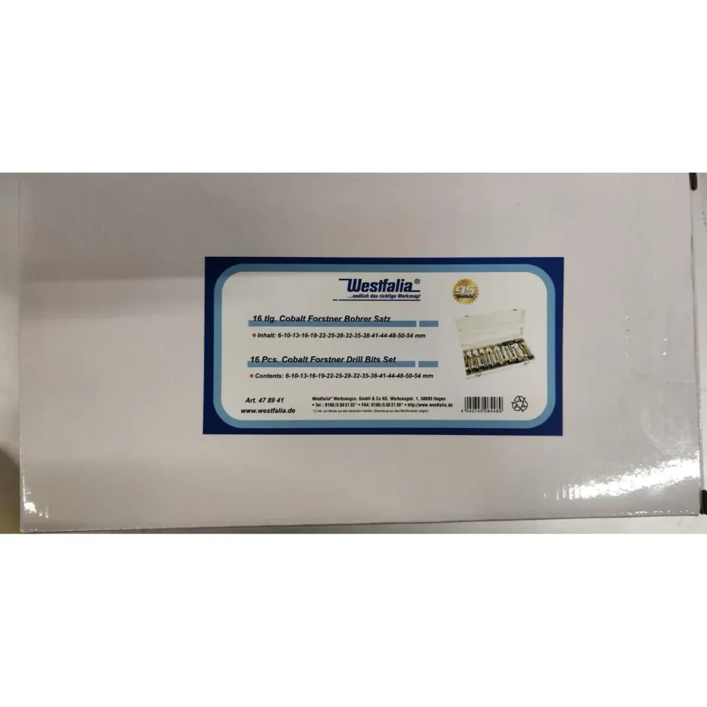 16 Kobalt-Forstner-Bohrer