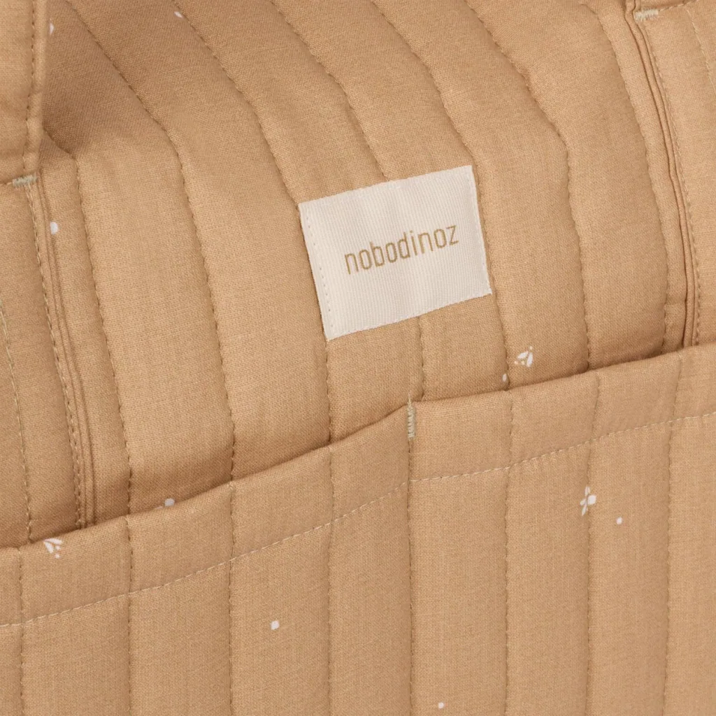 Nobodinoz STORIES Wickeltasche für Kinderwagen, Kinderwagen tasche, 40 x 30 x 25 cm, Farbe: Errötende kleine Kirschen