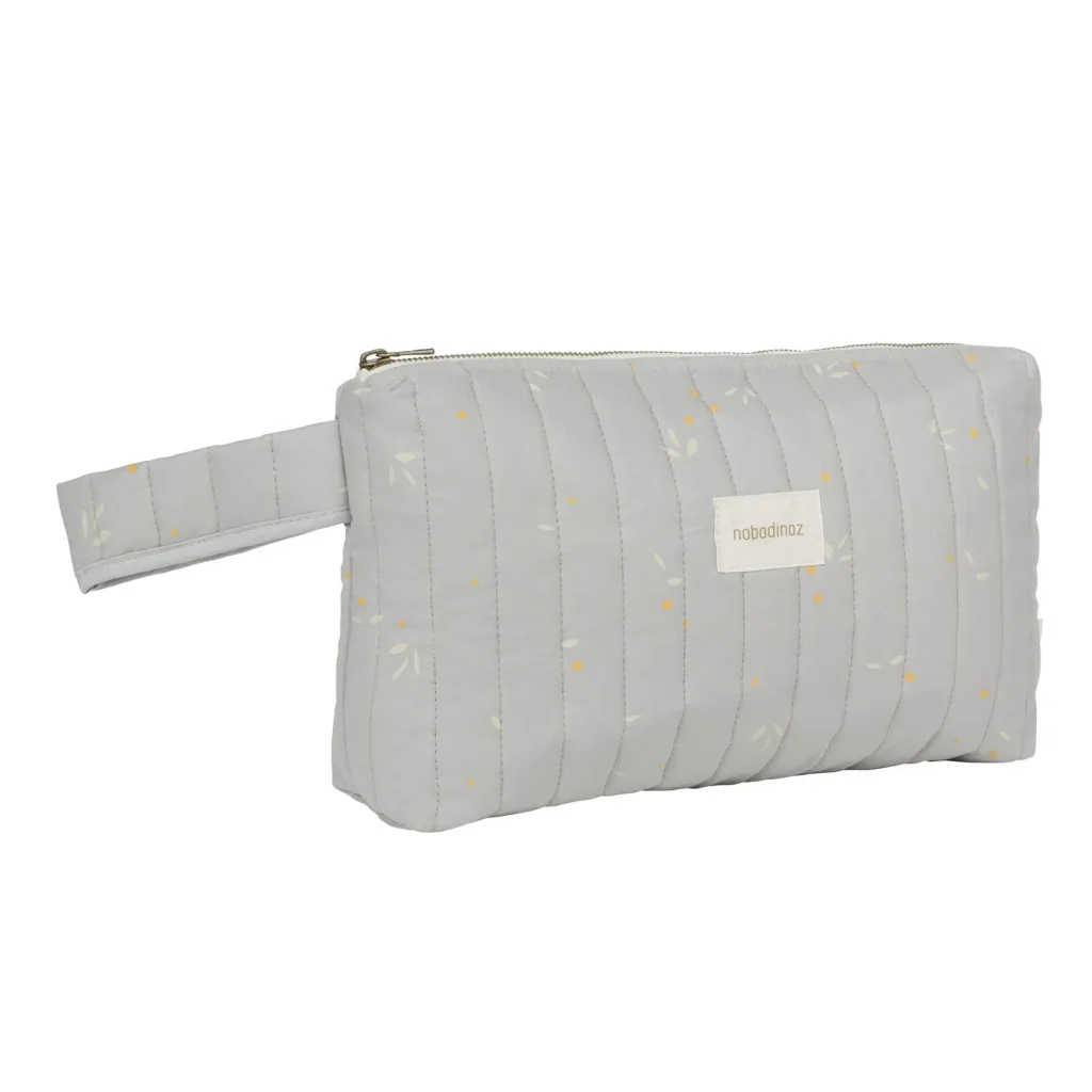 Nobodinoz STORIES Kosmetiktasche, Kulturtasche, 30 x 18 x 7 cm, Farbe: Weide zartblau