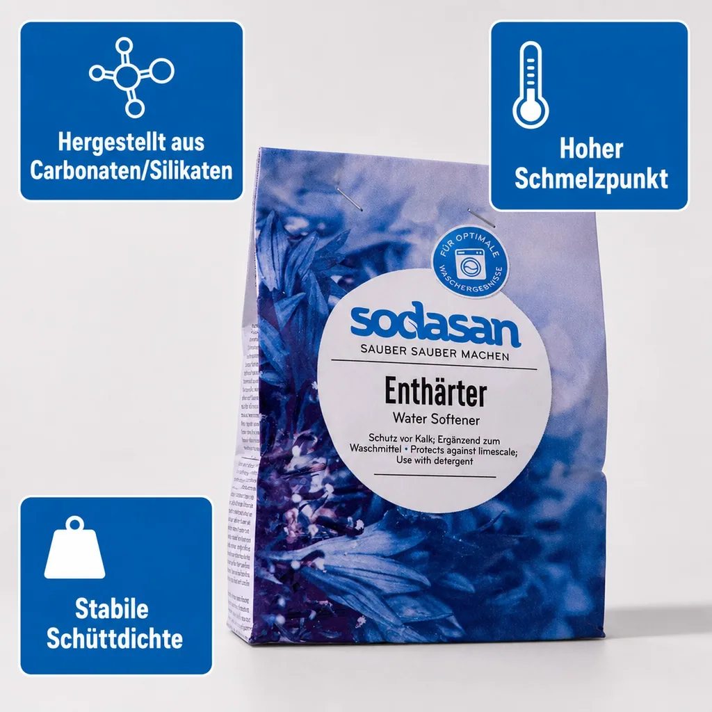 SODASAN Enthärter 750g Papierbeutel