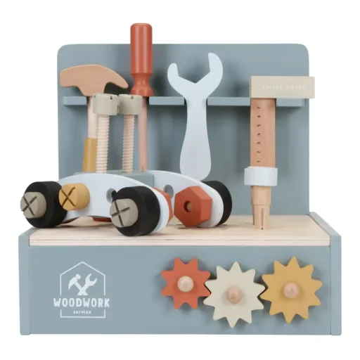 Little Dutch Mini Werkbank blau