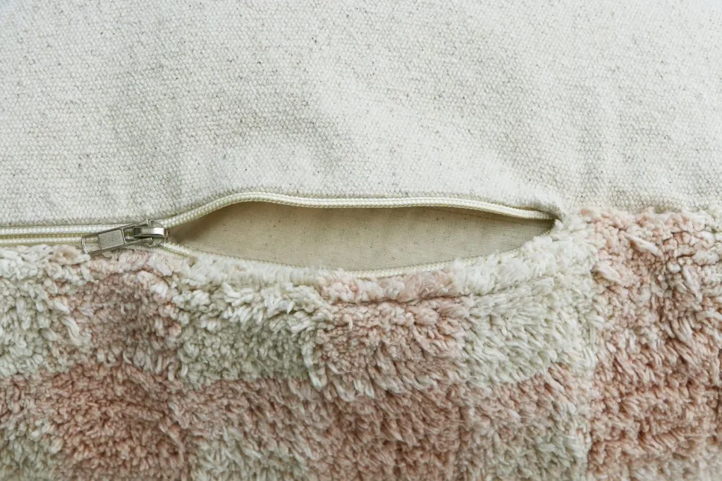 Lorena Canals Pouf, Sitzpouf - Vichy, Farbe: rose