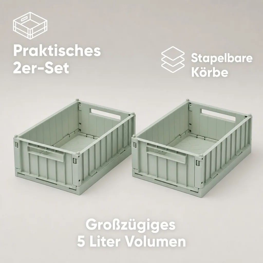 Liewood Aufbewahrungsbox "Weston" 2er-Pack S pfefferminz