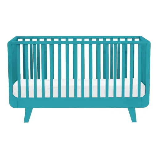 Laurette Babybett 70 x 140 cm Joli Mome, Farbe: bleu canard