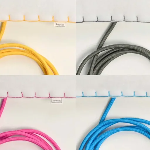 Buokids Softlampe Nachtlicht/Wandlampe Herz, Ausführung: Schnur & Stecker; Farbe der Naht: gelb