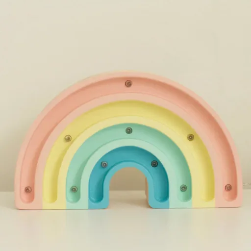 little lights Led Deko Kinderlampe Mini Regenbogen pastell
