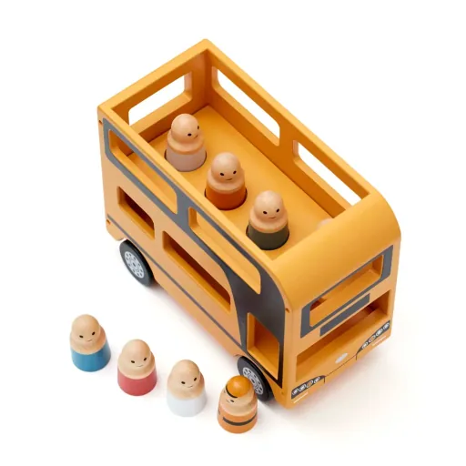 Kids Concept Spielzeug Doppeldecker Bus  Holz
