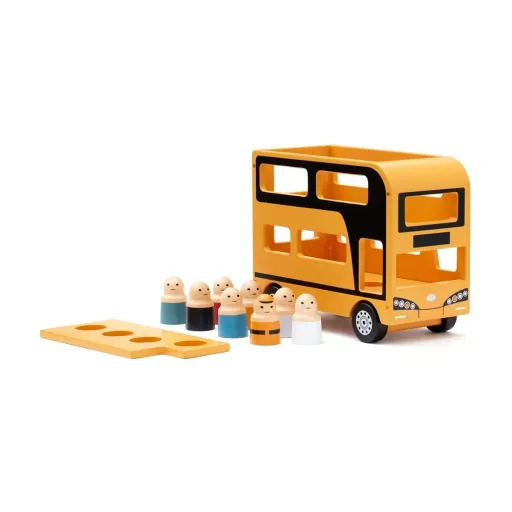 Kids Concept Spielzeug Doppeldecker Bus  Holz