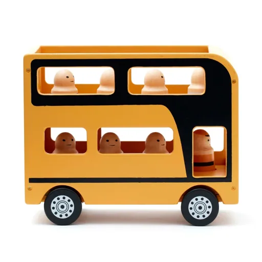 Kids Concept Spielzeug Doppeldecker Bus  Holz