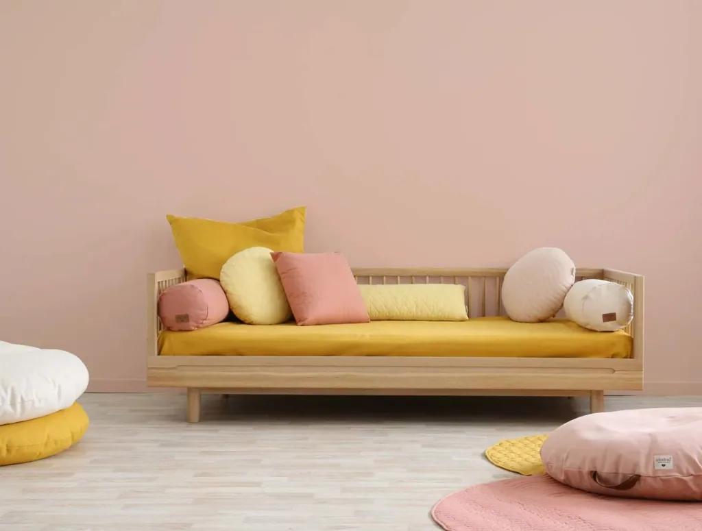 Nobodinoz Einzelbett "Pure" Eiche massiv