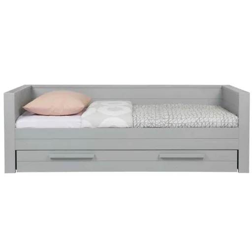 WOOOD - Sofabett Dennis, betongrau, matt, 73x219x101 cm
