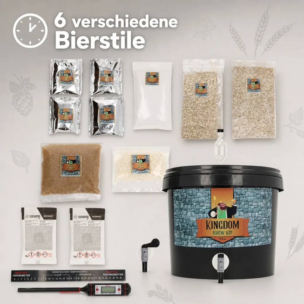 Kingdom Bierbrauset, Brew Kit - Tripel, Komplette Malzmischung für 5L Bier
