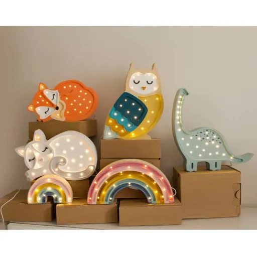 little lights Led Deko Kinderlampe Regenbogen pastell