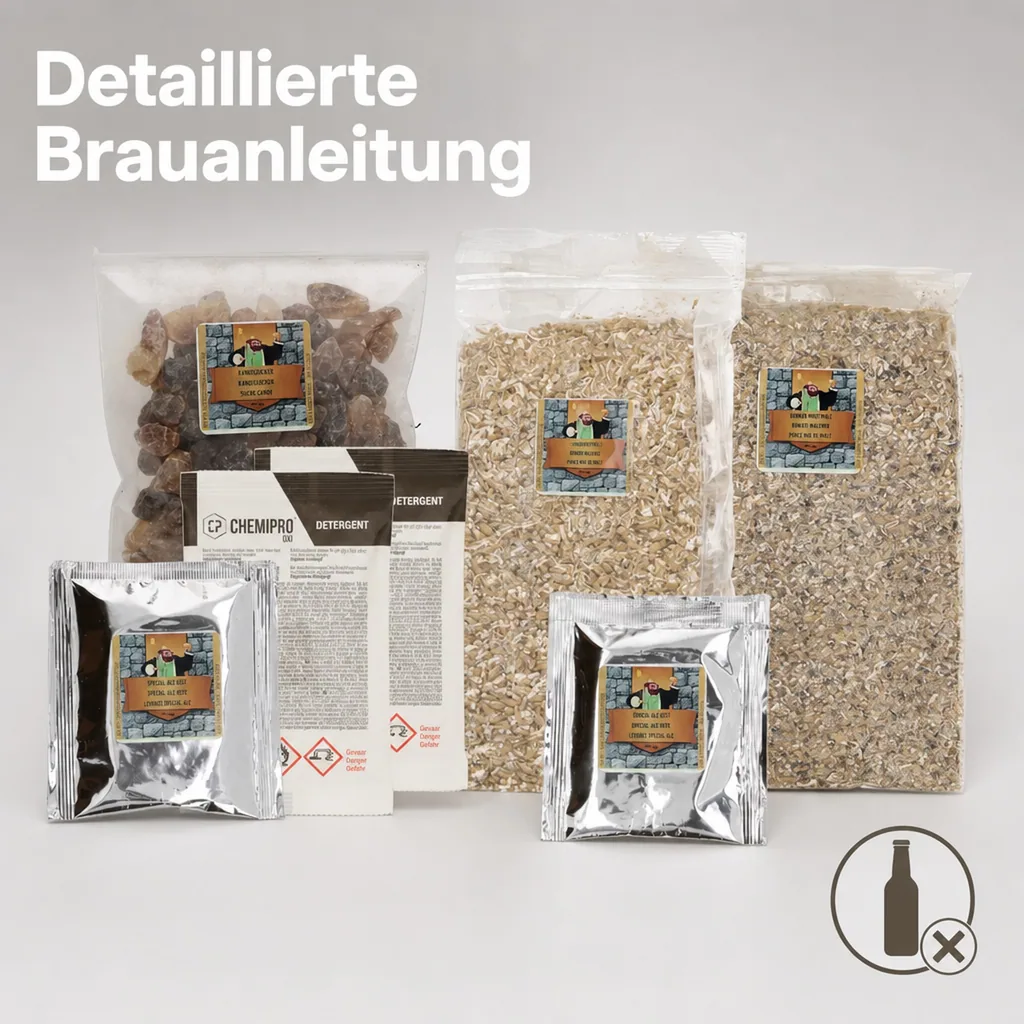 Nachfüllset für Kingdom Brew Kit, Bierbrauset - Dunkel