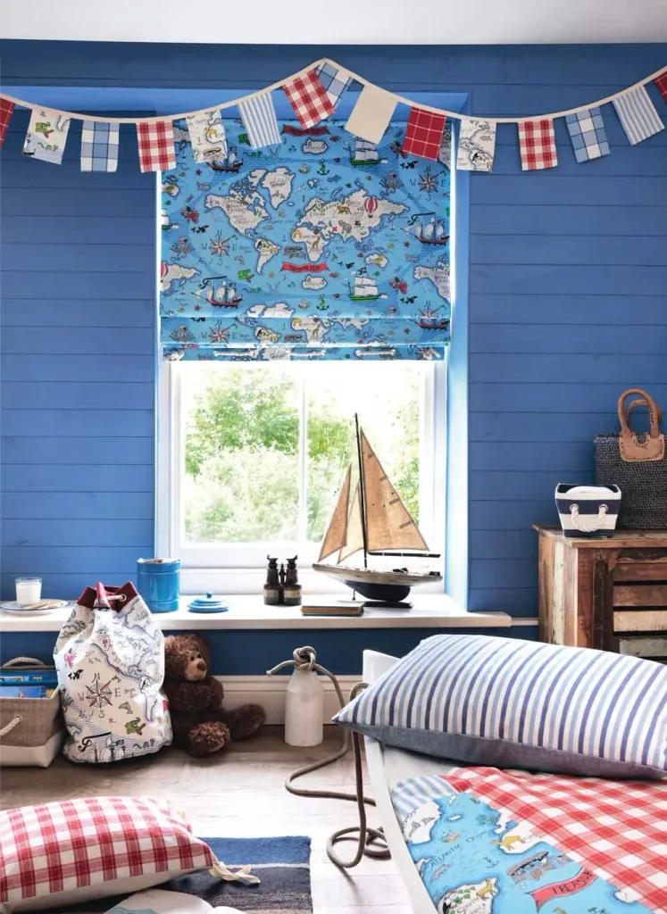 Little Sanderson Abracazoo Streifenstoff Seaton beige