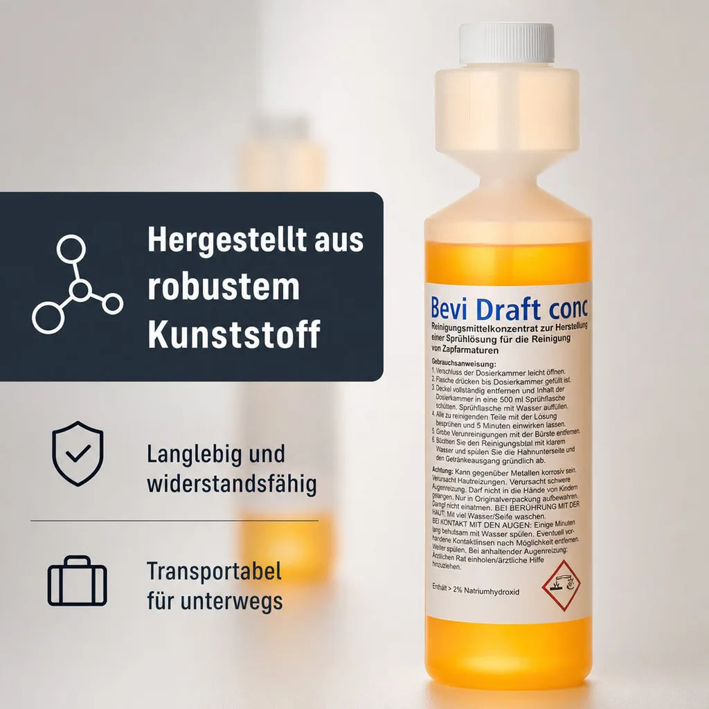Dosierflasche - Hahnreiniger Bevi Draft, 250ml