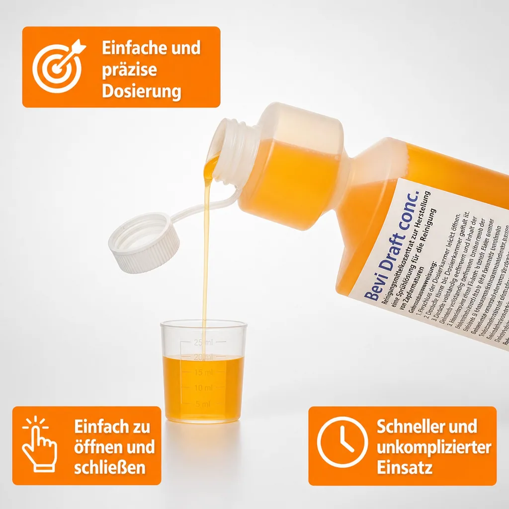 Dosierflasche - Hahnreiniger Bevi Draft, 250ml