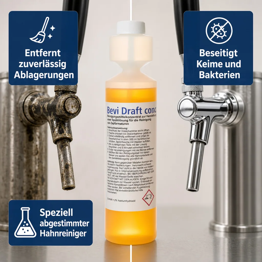 Dosierflasche - Hahnreiniger Bevi Draft, 250ml